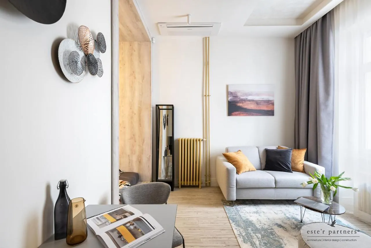 בודפשט White Boat Studio Apartment Gold